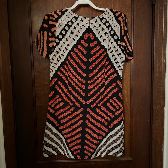 ANTHROPOLOGIE Roopa Pemmaraju Petra Silk Shift Dress Size 0 - Picture 4 of 6